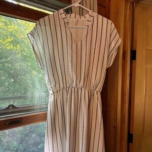 Mini casual dress white/navy Mia & Tess